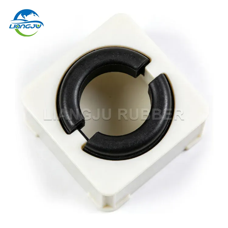 Gesplitste rubberen doorvoertules